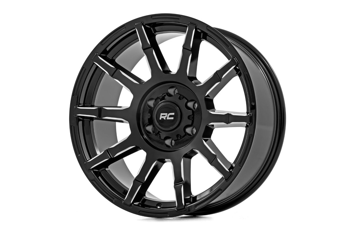Wheel - Rough Country - 83 Series, 10-Spoke - Gloss Black